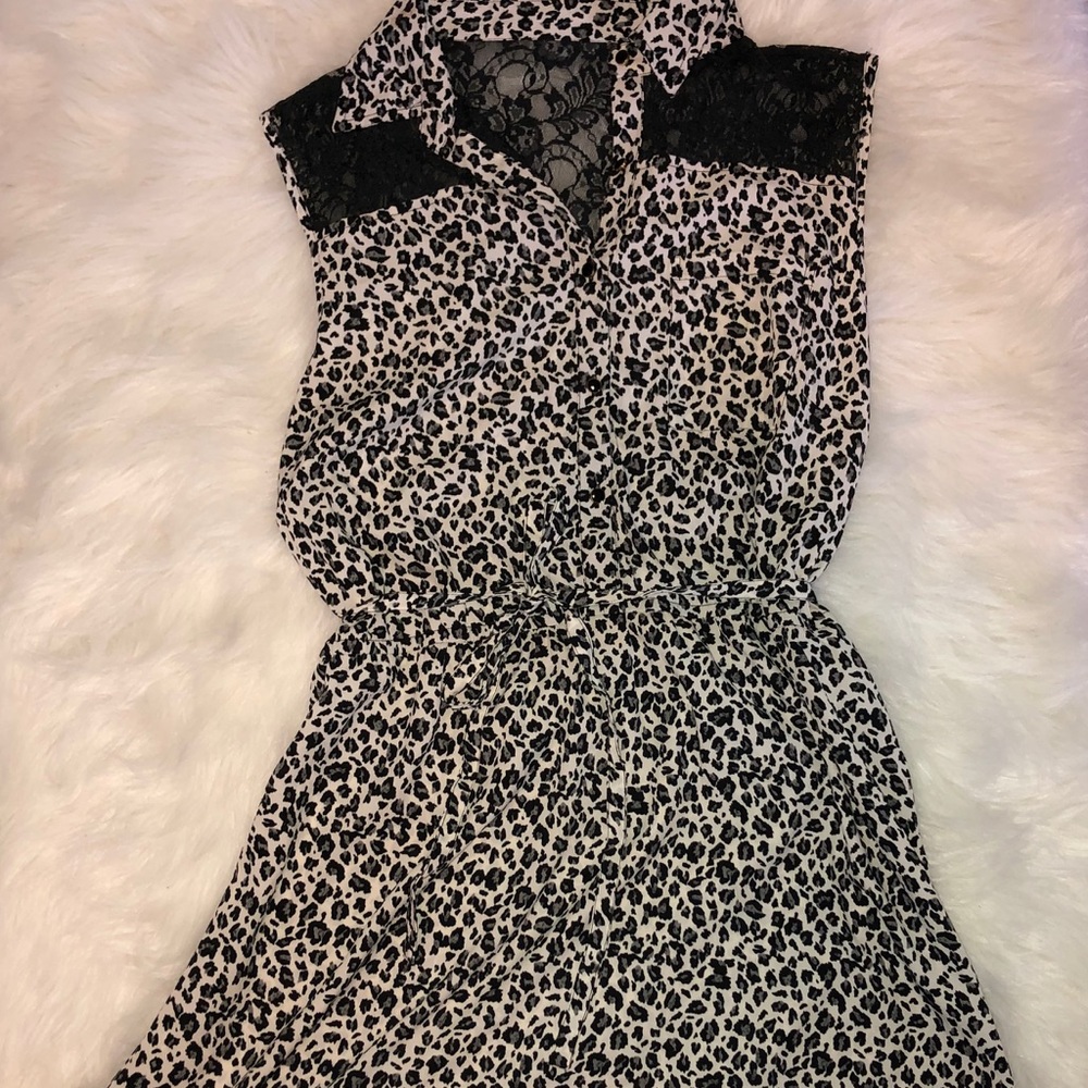 Animal print dress